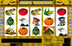 Основной экран Aztec Treasures